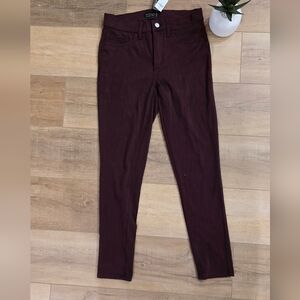 Banana Republic Jeggings Burgundy NWT